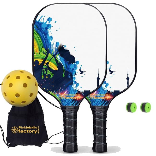 Pickleball Factory PB000376G Pickleball Set Cheers Best Pickleball Paddle, Outdoor