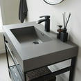 thumbnail image 6 of Miseno Mv702836 Ablitas 36" Free Standing Single Basin Vanity Set - Matte Black / Gray, 6 of 7