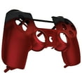 thumbnail image 3 of eXtremeRate Shadow Red Soft Touch Custom Faceplate Shell Compatible with ps4 Slim Pro Controller CUH-ZCT2 JDM-040/050/055 - Controller NOT Included, 3 of 5