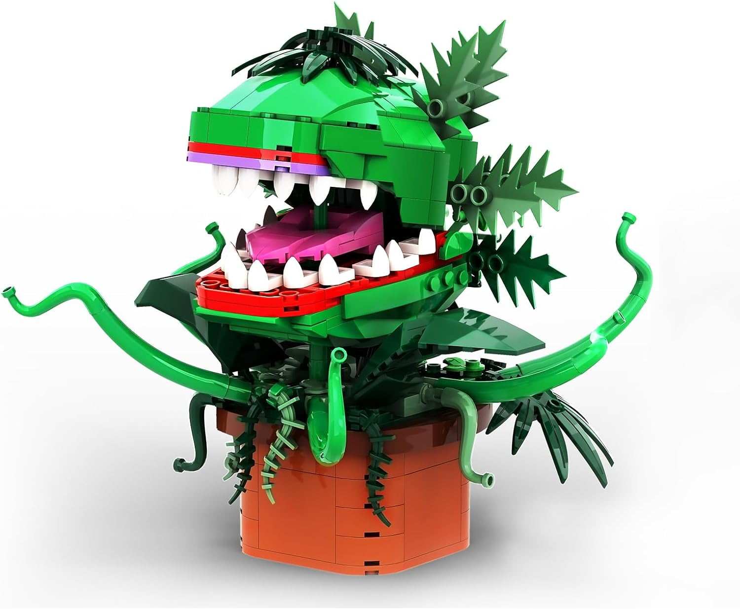 ai✴︎あい■ ホリー ウィロー ファイブフラワー ゲンチアン Guvpev Audrey II Piranha Plant Flower Building Blocks 327