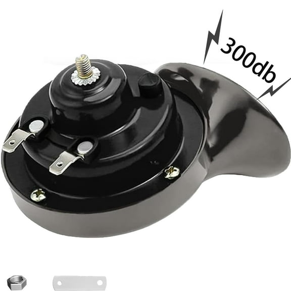 High-Output Train Horn Kit for Trucks - DOT-Compliant Electric Air Horn, Waterproof 12V Snail Dual-Tone for Motorcycle, SUV, Boat & RV