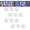 B, variant on LED Snowflake Wall Lights, Set of 12 Light Up 3D Snowflake Wall Glow Decor, Blue & White LED Snow Flake Lights, Christmas Holiday Wall Decoration for Bedroom Living Room, Indoor Winter Decor