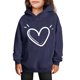 thumbnail image 1 of Sudaderas con capucha para niños y niñas, sudaderas casuales de manga larga, lindas sudaderas de gran tamaño con bolsillo de polar, chaquetas para niñas, 1 of 4