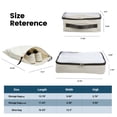 thumbnail image 4 of Travelhouse 3 Piece Hardshell Luggage Set Hardside Lightweight Suitcase with Lock Spinner Wheels and 2 Packing Cubes.(White), 4 of 7