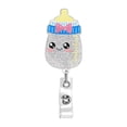 thumbnail image 3 of Soporte para carrete de insignia, llavero retráctil, llavero con Clip para insignia, cordón retráctil duradero, soporte para tarjeta de identificación Biberón, 3 of 8