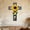 A, variant on Easter Wood Cross Wall Decorations, 11.8" Rustic Spiritual Faith Hanging Ornament for Home, Office & Church, Easter Religious Gift Giving
