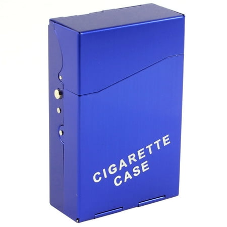 Tobacco Cigar 20 Capacity Rectangle Cigarette Case Box Holder Pocket