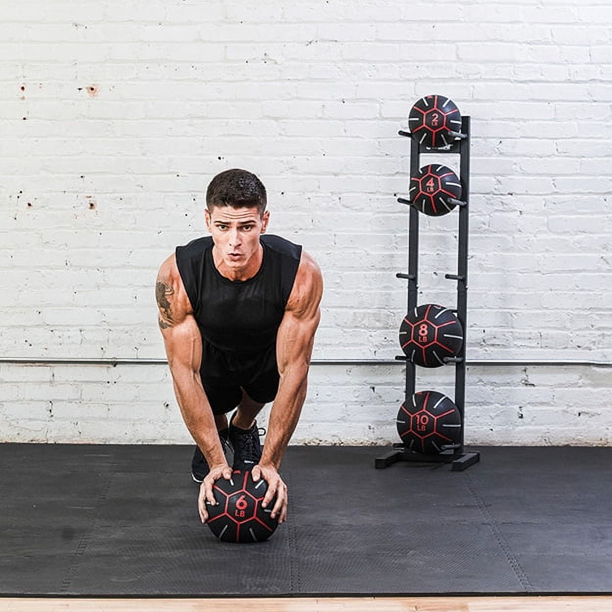 Lifeline Fitness 4 lb. Medicine Ball to Develop Total Body Strength, Power and Stability (Multiple Weights Available)