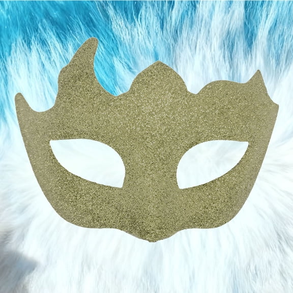 Uaswgudfs Men's Masquerade Mask Half Face Crown for Costume Party Halloween Mardi Gras Carnival Mask