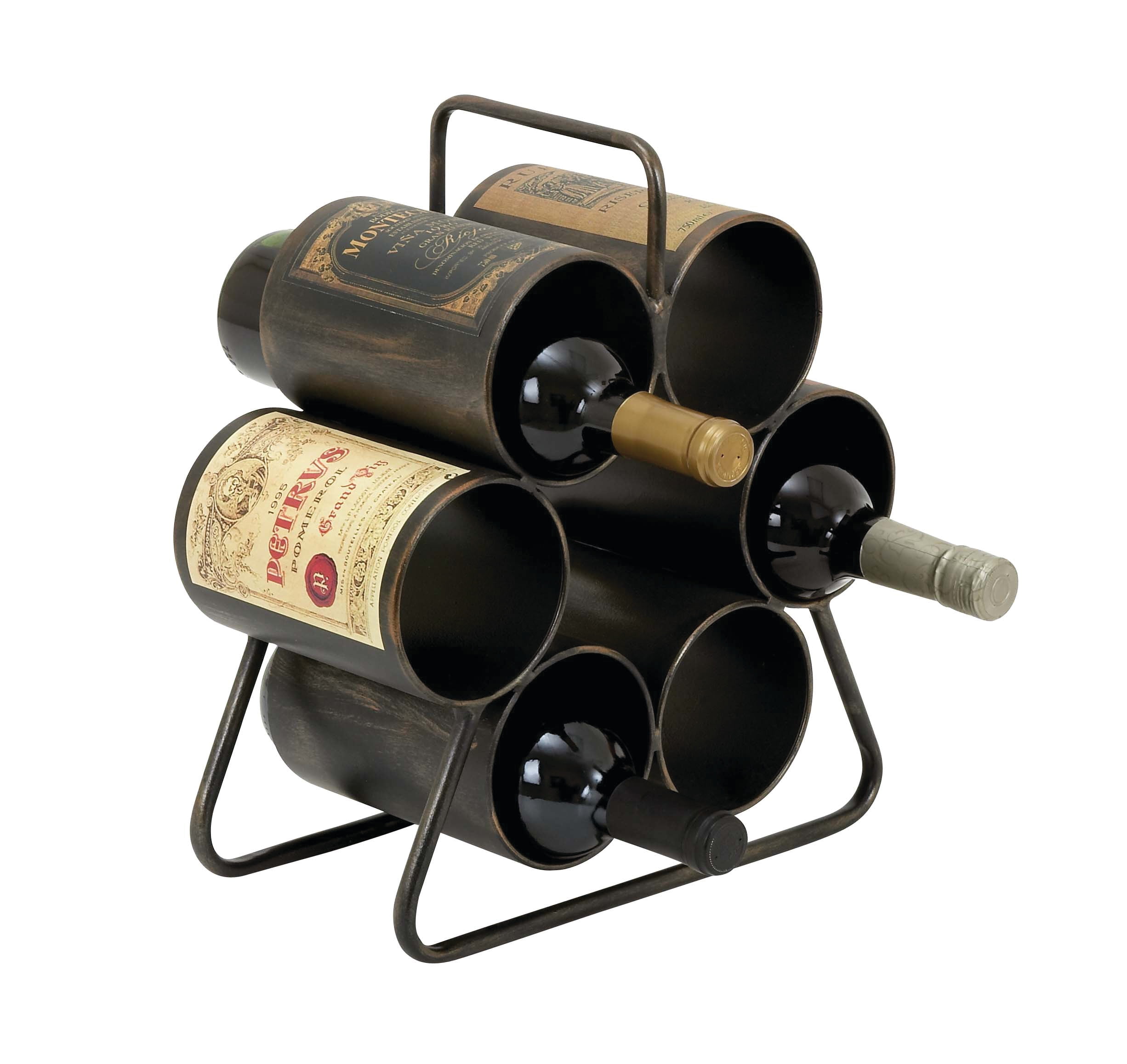 MEETOZ Wood Wine Rack 10 Bottle Wooden Stackable Wine Cellar Racks,Countertop Free Stand Wine Storage Holder Freestanding Wine Rack for Home Kitchen Bar Cabinets
