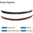 thumbnail image 3 of 2pcs 44cm Carbon Fiber Universal Mud Flaps Car Fender Wheel Arches Flares Extension Wide Protector,universal Rubber Mud Flaps Splash Guard Arch Extens, 3 of 5