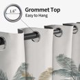 thumbnail image 5 of Tchckioa Modern Leaf Blackout Curtains,Privacy Protection Grommet Window Drapes for Bedroom,42x63 Inch,2 Panels, 5 of 8