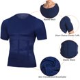 thumbnail image 3 of POP CLOSETS Compression Shirts for Men Slimming Shirt Body Shaper T-Shirt to Hide Gynecomastia Moobs Base Layer Tank Tops, 3 of 7