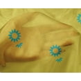 thumbnail image 4 of oneOone Silk Tabby Fabric Stripe & Floral Artistic Print Fabric BTY 42 Inch Wide, 4 of 4