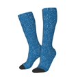 thumbnail image 2 of Daiia Sports Socks Blue Star Print Printed Novelty Crew Socks for Men Women Knee High Socks Cotton Socks Soft & Breathable Support Unisex Socks, 2 of 9