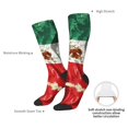 thumbnail image 5 of Knee High Socks for Women Mexico-Flag- Print Long Tube Sock Uniform Socks, 5 of 7
