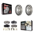thumbnail image 1 of Transit Auto Front Coated Disc Brake Rotors and Ceramic Pads Kit for Car 2007-2009 Kia Rondo KGT-100414, 1 of 11