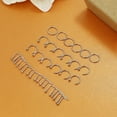 thumbnail image 3 of 36PCS 20G Nose Rings Studs Surgical Stainless Steel Nose Rings Hoops L Bone Screw Shape Nostril, 3 of 6