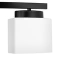 thumbnail image 6 of Briignite 5-Light Bathroom Light Fixture with Milk Glass Shades, Modern Stylish Vanity Lighting Fixtures for Bathroom, Black and White, 6 of 7