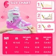 thumbnail image 2 of JZY Comfortable Kids Ice Skates with Breathable Fabric,Adjustable & Smooth Gliding for Boys & Girls (Ages 3-12),Perfect for Indoor and Outdoor Skating, 2 of 7