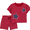 Red Striped, variant on Baby Boy Outfit Set, 2-Piece, Sizes Preemie-12 Months