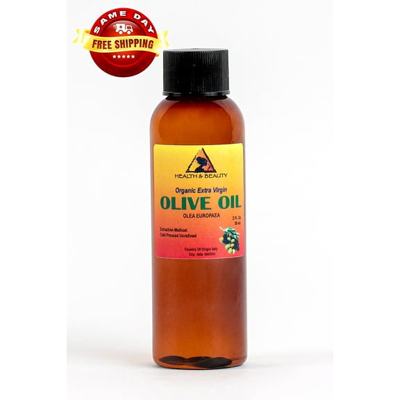 OLIVE OIL EXTRA VIRGIN ORGANIC UNREFINED RAW COLD PRESSED PREMIUM PURE 2 OZ