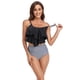 thumbnail image 2 of Un conjunto de trajes de baño femeninos, bikini de traje de baño dividido de cintura alta con volantes dobles Sailing Electrónica, 2 of 4