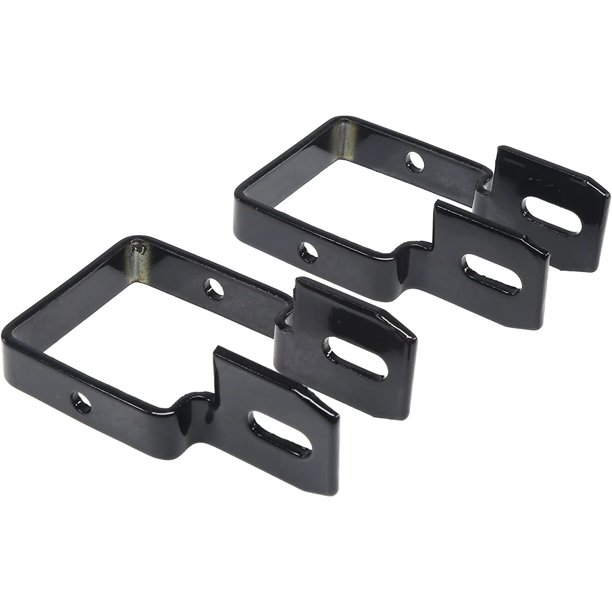 2" Square Steel Fence Brackets with Screws and Bolts Fence Railing