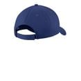 thumbnail image 3 of Port Authority Adult Unisex Regular Plain Cap ROYAL One Size Fits All, 3 of 3
