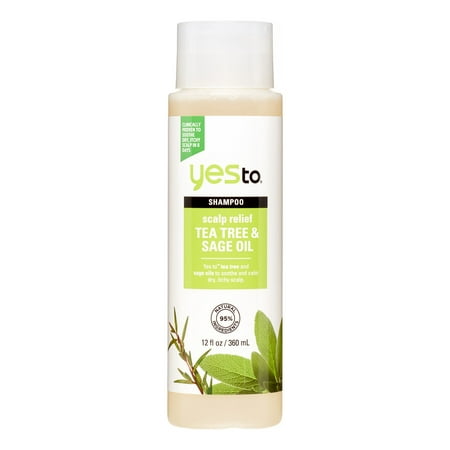 Yes to scalp relief tea tree & sage oil shampoo, 12 fl