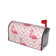 thumbnail image 3 of Haiem Cute Flamingo with Heart Mailbox Covers Magnetic ,Mailbox Wraps Post Letter Box Cover for Holiday Garden Yard Decor-25.5x21 in, 3 of 9