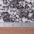 thumbnail image 4 of MIYUKI Beads Cylinder Japanese Seed Beads 11/0 (DB0925) Sparkling Charcoal Lined 1.3x1.6mm Hole: 0.8mm 2000pcs/10g, 4 of 5