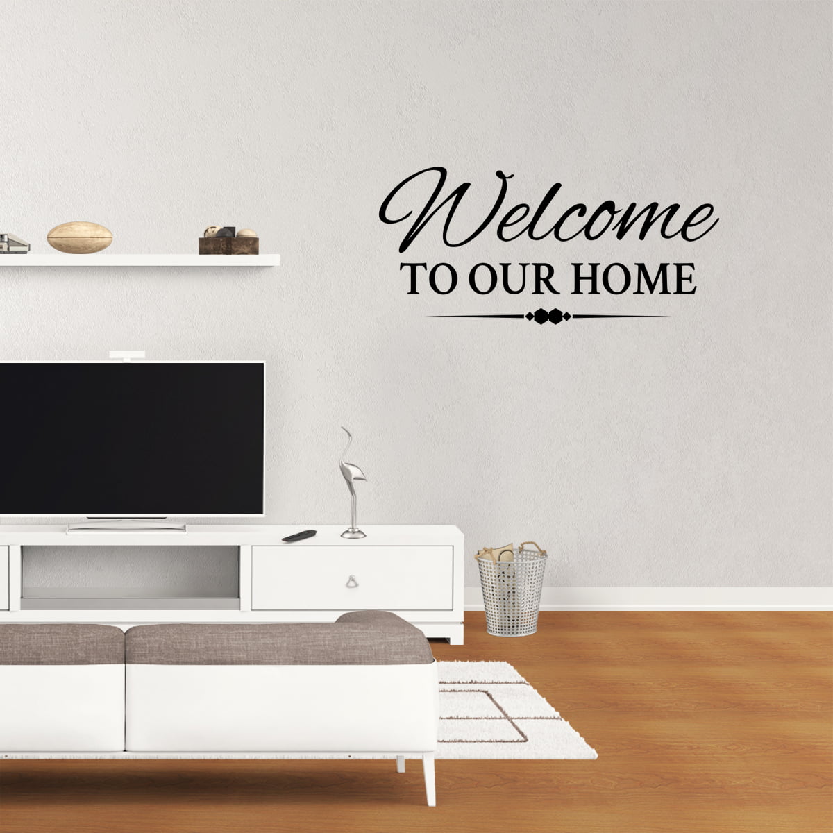 Welcome to Our Home wall decal mural wall quote sticker removable words decor 