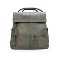 thumbnail image 5 of Mochila retro americana nueva 2023 para mujer, estilo campus, de cuero suave, para la universidad, edición coreana, sencilla, nueva bolsa de viaje para mujer, 5 of 5