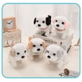 thumbnail image 3 of Electronic Plush Toys Puppy Interactive Electronic Plush Toy with Sounds and Movements Educational Plush Toy Birthday Gifts for Kids Girls（ Big Head Dog (Grey), 3 of 4
