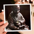 thumbnail image 7 of 3drose, Lu Yu Statue, Shanghai’s Lu Gardens Bazaar Teahouse-as07 Dbr0291 - Dave Bartruff, 6 Greeting Cards with Envelopes, 7 of 7