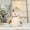 White, variant on sruoe Christmas Tabletop Decorations Indoor Round Hat Snowman Holiday Winter Xmas Table Top Ornaments