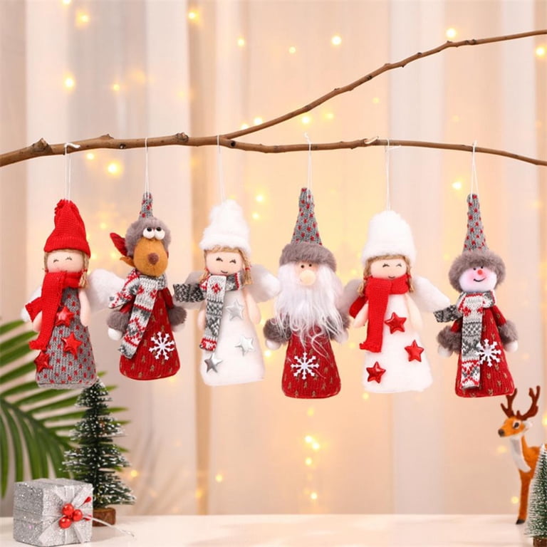 Xmas Santa Claus Snowman Tree Ornaments Decor Hanging Pendant Christmas Gift New