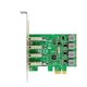thumbnail image 2 of Tarjeta Convertidora X-Media PCI-e A USB 3.2 4 Puertos Verde XM-PEX-U304S, 2 of 3