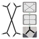 thumbnail image 4 of Correas para sujetar sábanas entrecruzadas: tirantes para sábanas que mantienen la sábana ajustada o plana en su lugar: para colchones Twin Queen King, sujetadores, pinzas elásticas,, 4 of 8