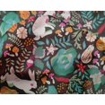 thumbnail image 4 of oneOone Silk Tabby Dark Gray Fabric Leaves & Flowers Floral Diy Clothing Quilting Fabric Print Fabric By Yard 42 Inch Wide, 4 of 4