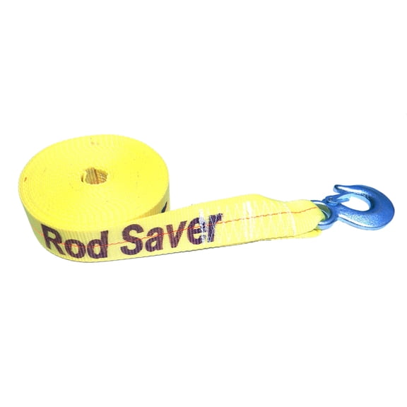 ROD SAVER WSY20 HEAVY DUTY 20' REPLACEMENT WINCH STRAP YELLOW