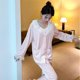thumbnail image 2 of Pijamas para mujer, ropa de casa, estilo corte, pijama dulce, traje de manga larga, otoño e invierno, 2 of 5