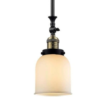

Innovations Lighting 206 Small Bell Small Bell 5 Wide Adjustable Mini Pendant - Black /