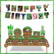 thumbnail image 2 of Fondo de vajilla desechable para niños, suministros de fiesta, taza, plato, Pancarta, regalos de juguete, píxel, decoración de fiesta, artesanía Miner, 2 of 5