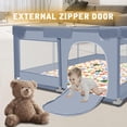 thumbnail image 3 of Parque infantil besuhot 188 x 127 cm con tapete para interiores y exteriores, 3 of 7
