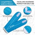 thumbnail image 2 of Spa Facial Headbands 3 Pieces Make Up Wrap Head Terry Cloth Headband Soft Adjustable Towel Band for Face Washing Shower Facial Cover Yoga, 2 of 7