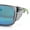 Slate Green - Teal Mirror, variant on Xloop Mens Color Mirror Rectangle Sport Plastic Side Visor Sunglasses Slate Yellow - Blue Mirror