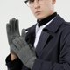 thumbnail image 4 of Guantes de invierno para hombres y mujeres, guantes cálidos para pantalla táctil para clima frío, puños elásticos, tejido elástico 1042, 4 of 5