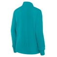 thumbnail image 3 of Women's Logo Athletic Aqua Miami Dolphins Velocity Quarter-Zip Jacket, 3 of 3